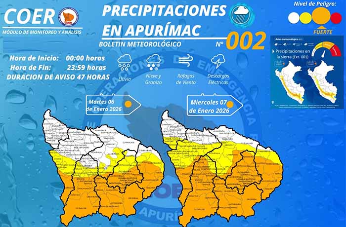 Pronostican lluvias intensas las próximas 48 horas en toda la región 